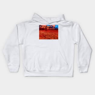 Texas Sand Box - Colored Graphic Kids Hoodie